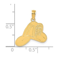 Load image into Gallery viewer, 14k Fire Dept Helmet Charm
