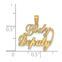 Load image into Gallery viewer, 14k LADY DEPUTY Charm

