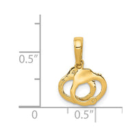Load image into Gallery viewer, 14k 2-Piece Handcuffs Pendant
