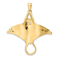 Load image into Gallery viewer, 14k Manta Ray Pendant
