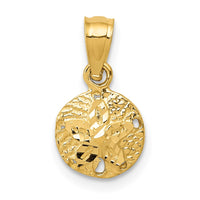Load image into Gallery viewer, 14K Sand Dollar Pendant
