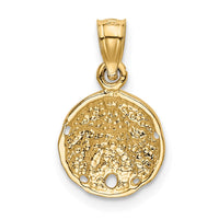 Load image into Gallery viewer, 14K Sand Dollar Pendant
