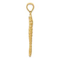 Load image into Gallery viewer, 14k 3D Seahorse Pendant
