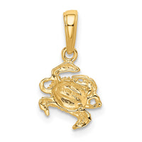 Load image into Gallery viewer, 14k Crab Pendant
