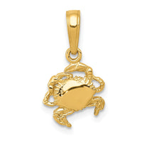 Load image into Gallery viewer, 14k Crab Pendant
