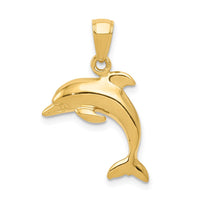Load image into Gallery viewer, 14k Jumping Dolphin Pendant
