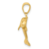 Load image into Gallery viewer, 14k Jumping Dolphin Pendant
