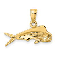 Load image into Gallery viewer, 14k Mahi Mahi Fish Pendant
