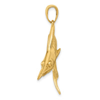 Load image into Gallery viewer, 14k Marlin Pendant
