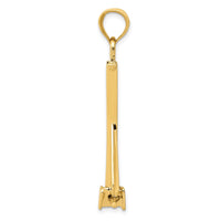 Load image into Gallery viewer, 14K  3D Moveable Anchor Pendant
