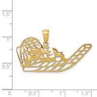 Load image into Gallery viewer, 14k Air Boat Pendant
