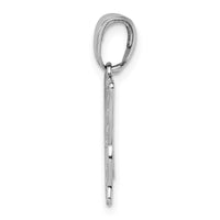 Load image into Gallery viewer, 14K White Gold Cut-out Butterfly Large Pendant
