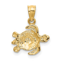 Load image into Gallery viewer, 14K Turtle Pendant

