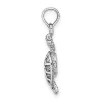 Load image into Gallery viewer, 14K White Gold Sea Turtle Charm
