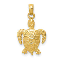 Load image into Gallery viewer, 14k Sea Turtle Pendant

