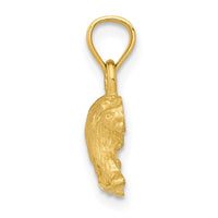 Load image into Gallery viewer, 14K Diamond-cut Bear Pendant

