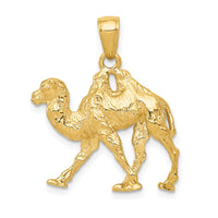 Load image into Gallery viewer, 14k  3D Camel Pendant
