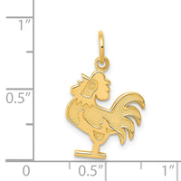 Load image into Gallery viewer, 14k Rooster Charm
