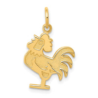 Load image into Gallery viewer, 14k Rooster Charm
