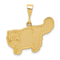 Load image into Gallery viewer, 14k Persian Cat Pendant
