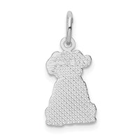 Load image into Gallery viewer, 14k White Gold Puppy Charm
