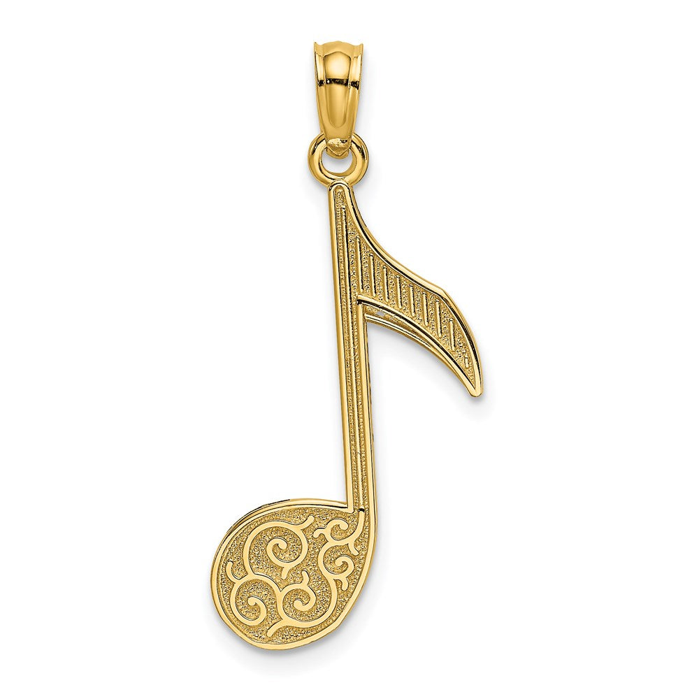 14k Music Note Charm