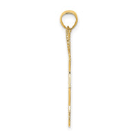 Load image into Gallery viewer, 14k Cheerleader w/Pom-Poms Charm
