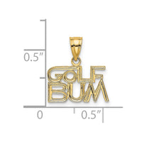 Load image into Gallery viewer, 14K GOLF BUM Charm
