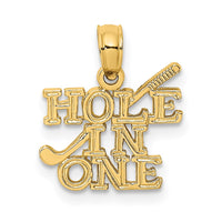 Load image into Gallery viewer, 14K HOLE IN ONE w/Golf Club Charm
