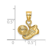 Load image into Gallery viewer, 14k Soccer Ball w/Shoe Charm
