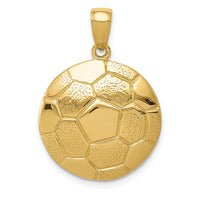 Load image into Gallery viewer, 14k Soccer Ball Pendant
