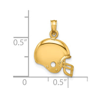 Load image into Gallery viewer, 14k Football Helmet Pendant
