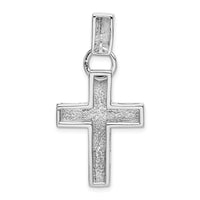 Load image into Gallery viewer, 14k White Gold Modern Cross Pendant
