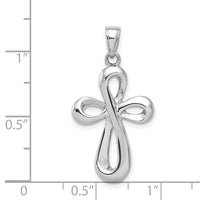 Load image into Gallery viewer, 14k White Gold Cross Pendant
