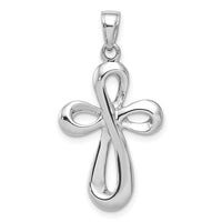 Load image into Gallery viewer, 14k White Gold Cross Pendant
