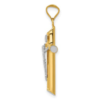Load image into Gallery viewer, 14K Two-Tone w/Rhodium Inri Crucifix Pendant
