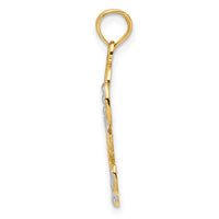 Load image into Gallery viewer, 14K w/Rhodium LOVE Angel Pendant
