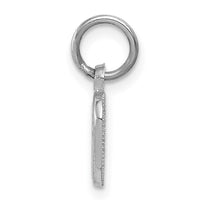 Load image into Gallery viewer, 14k White Gold Cross in Heart Charm
