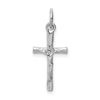 Load image into Gallery viewer, 14k White Gold Crucifix Pendant
