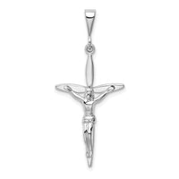 Load image into Gallery viewer, 14k White Gold Passion Crucifix Pendant

