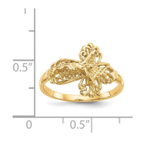 Load image into Gallery viewer, 14K Diamond Cut Crucifix Ring
