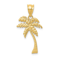 Load image into Gallery viewer, 14k Mini Palm Tree Pendant
