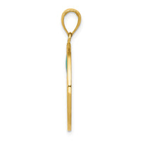 Load image into Gallery viewer, 14K Enameled Tree of Life Pendant
