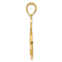 Load image into Gallery viewer, 14k G Clef Musical Note Pendant
