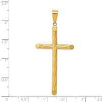 Load image into Gallery viewer, 14k Fancy Textured Cross Pendant
