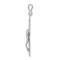 Load image into Gallery viewer, 14k White Gold Crucifix Pendant
