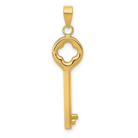 Load image into Gallery viewer, 14K Polished 3-D Key Charm
