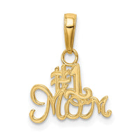 Load image into Gallery viewer, 14k #1 MOM Charm
