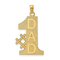Load image into Gallery viewer, 14k #1 DAD Charm
