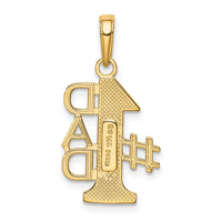 Load image into Gallery viewer, 14k #1 DAD Charm
